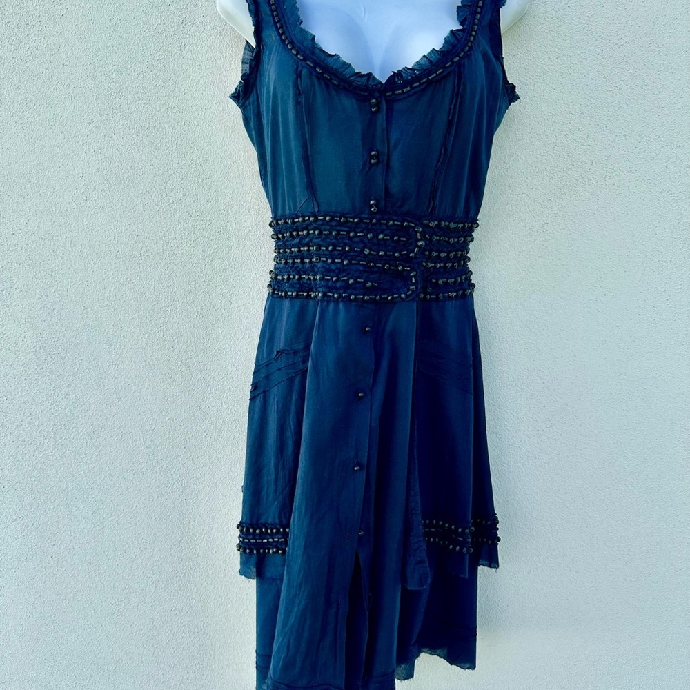 Chic‎ Navy Sleeveless Mini Dress